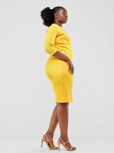 TimyT Urban Wear Official Dress - Yellow - Shopzetu