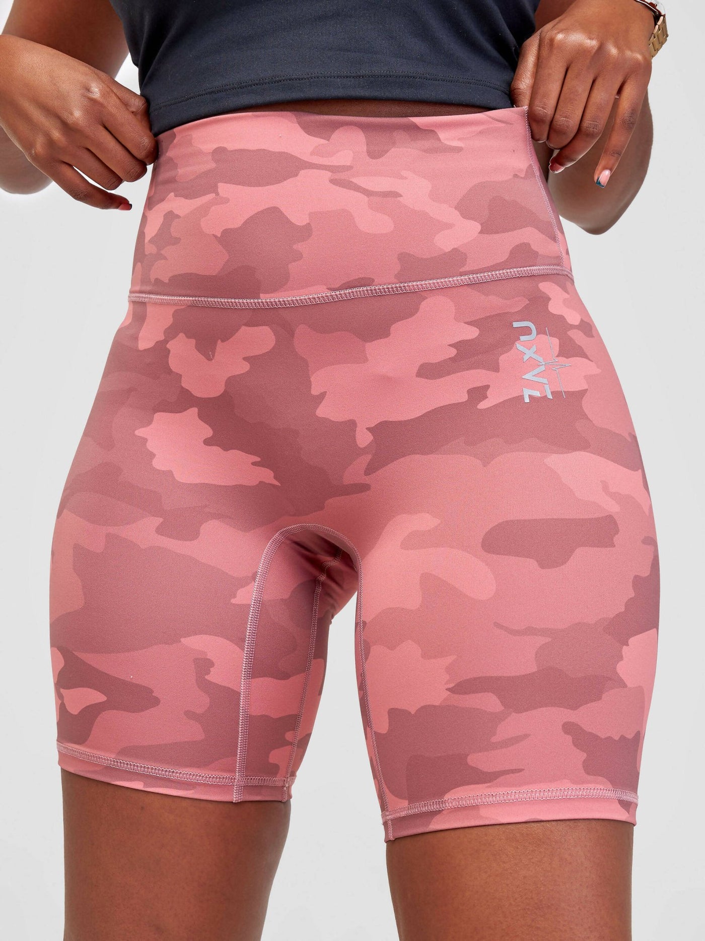 Zaxu Sports Camo Shorts - Pink - Shopzetu