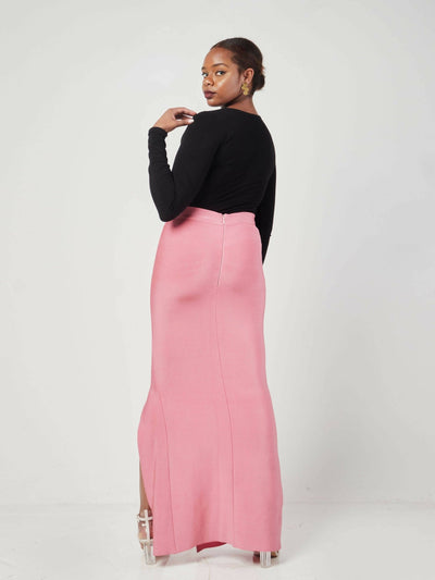 Zola Bandage Skirt - Pink - Shopzetu