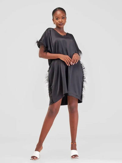 African Yuva Love Dress - Black - Shopzetu