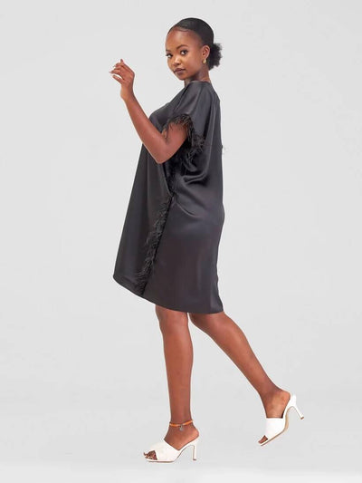 African Yuva Love Dress - Black - Shopzetu