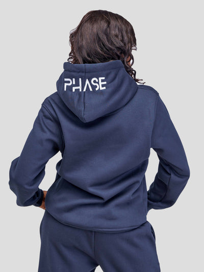 Phase Brands Hoodie - Navy Blue - Shopzetu