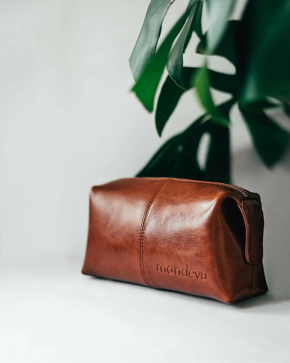 Mandevu Leather Bag - Brown
