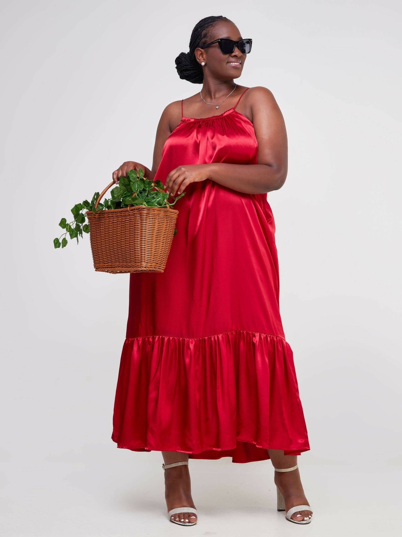 Fauza Design Pendo Maxi Dress - Red - Shopzetu