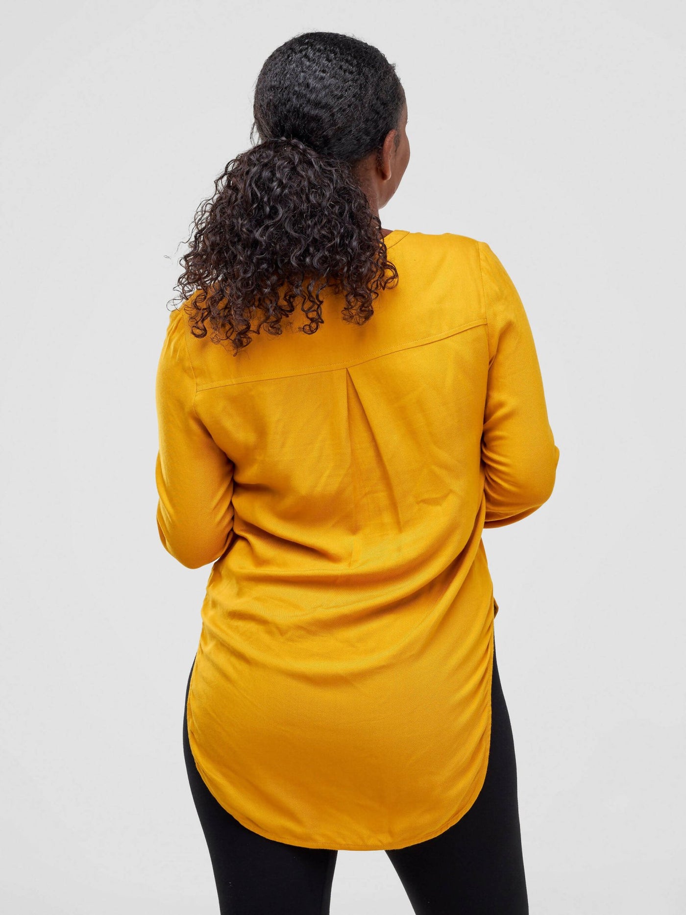 Waki Collections Fitted Fit Top - Mustard - Shopzetu