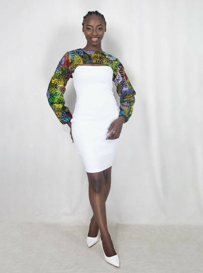 Da'joy Fashions Olinda Dress - White - Shopzetu