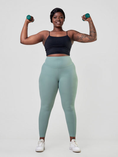 Ava Fitness Bella Workout Leggings - Denim Blue - Shopzetu