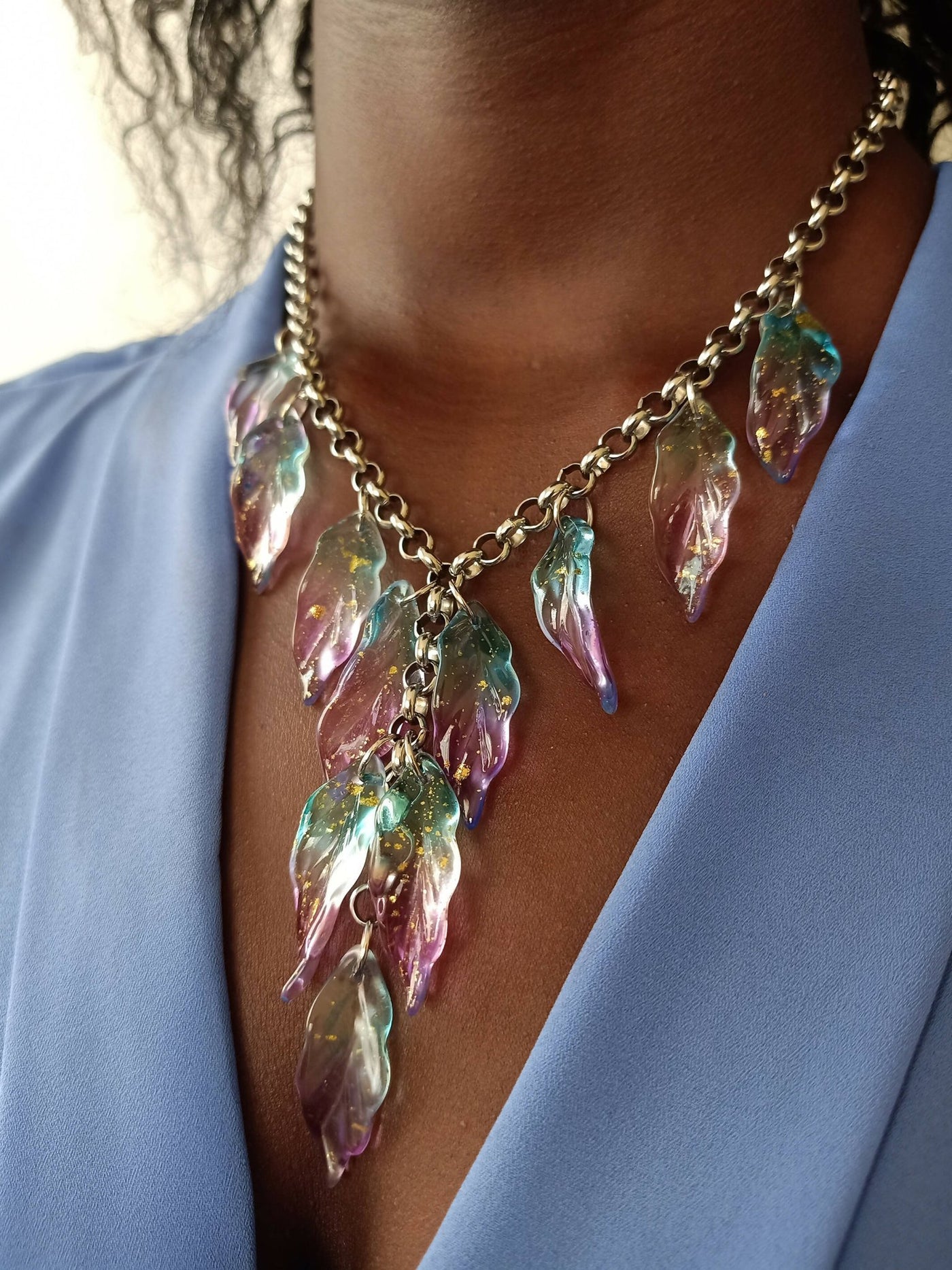 Xara Gems Tawi Necklace - Multicolored - Shopzetu