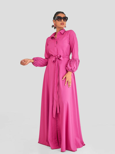 Steady Wear Cheply Maxi Dress - Pink - Shopzetu