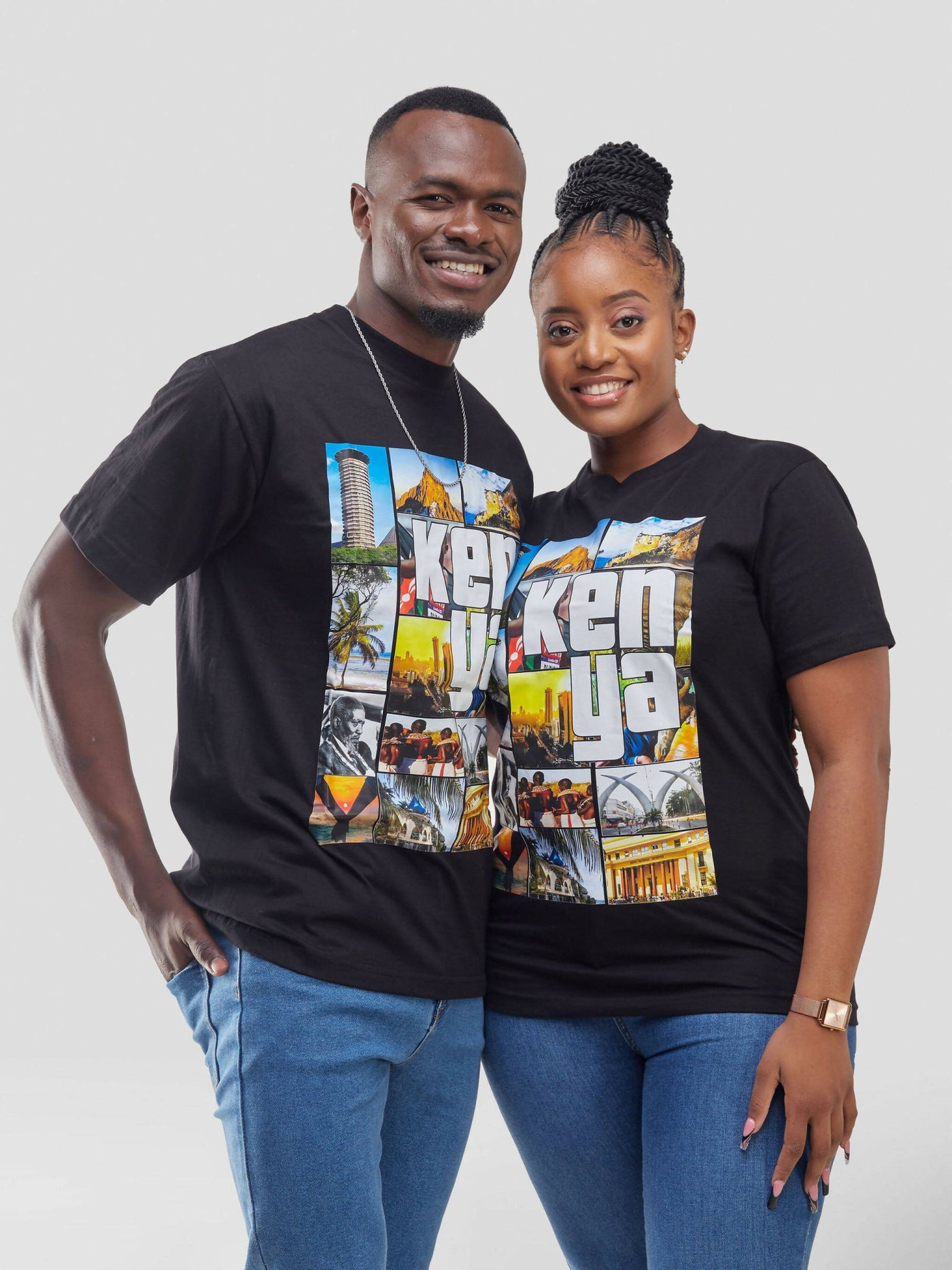 Cheezydrip Kenya T-shirt - Black - Shopzetu