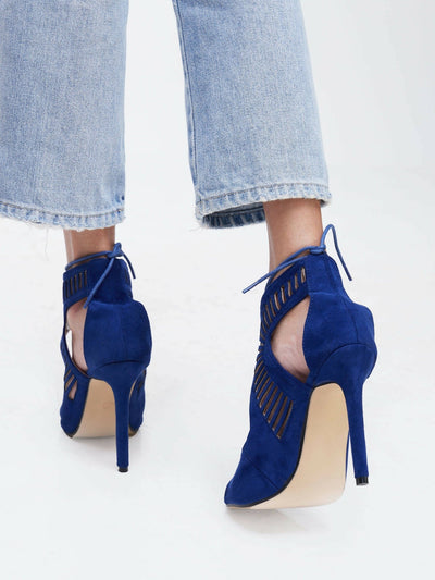 The Fashion Frenzy Sandals - Blue - Shopzetu