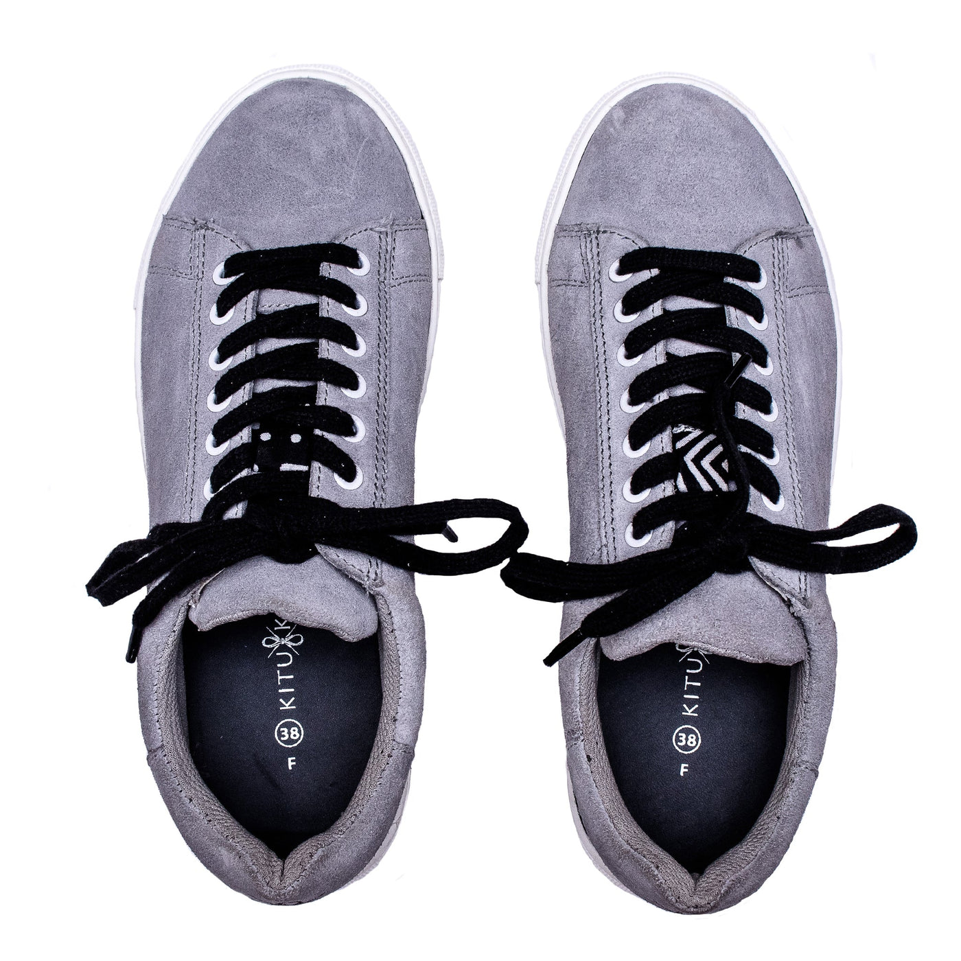 Kali Sneakers: Premium Grey Suede with Tandao