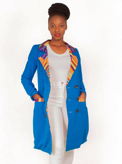 Da'joy Fashions Bastet Coat - Blue - Shopzetu