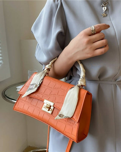 Slaks World Fashion A Style Fashion Handbag - Orange - Shopzetu