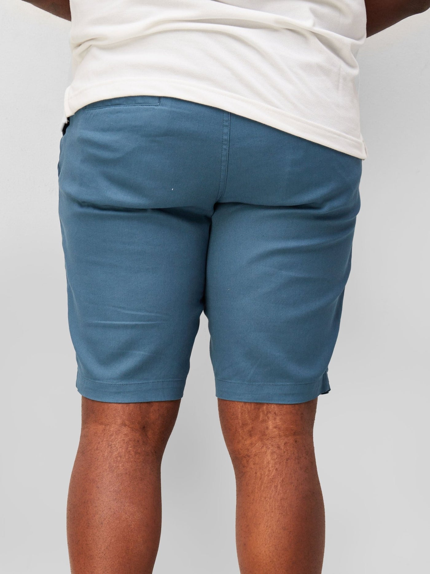 Zetu Men's Chino Shorts - Teal Blue - Shopzetu