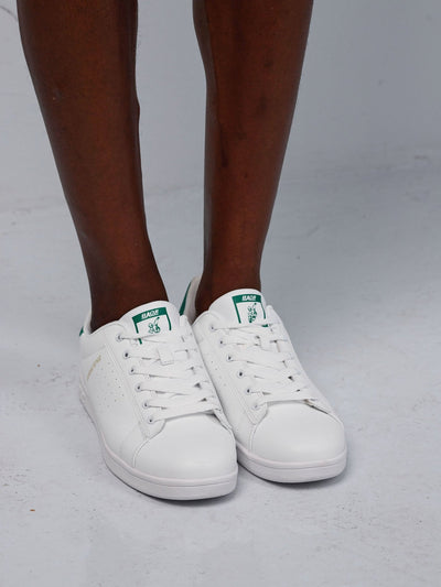 Ziatu Men's Colour Pop Sneakers - White / Green - Shopzetu