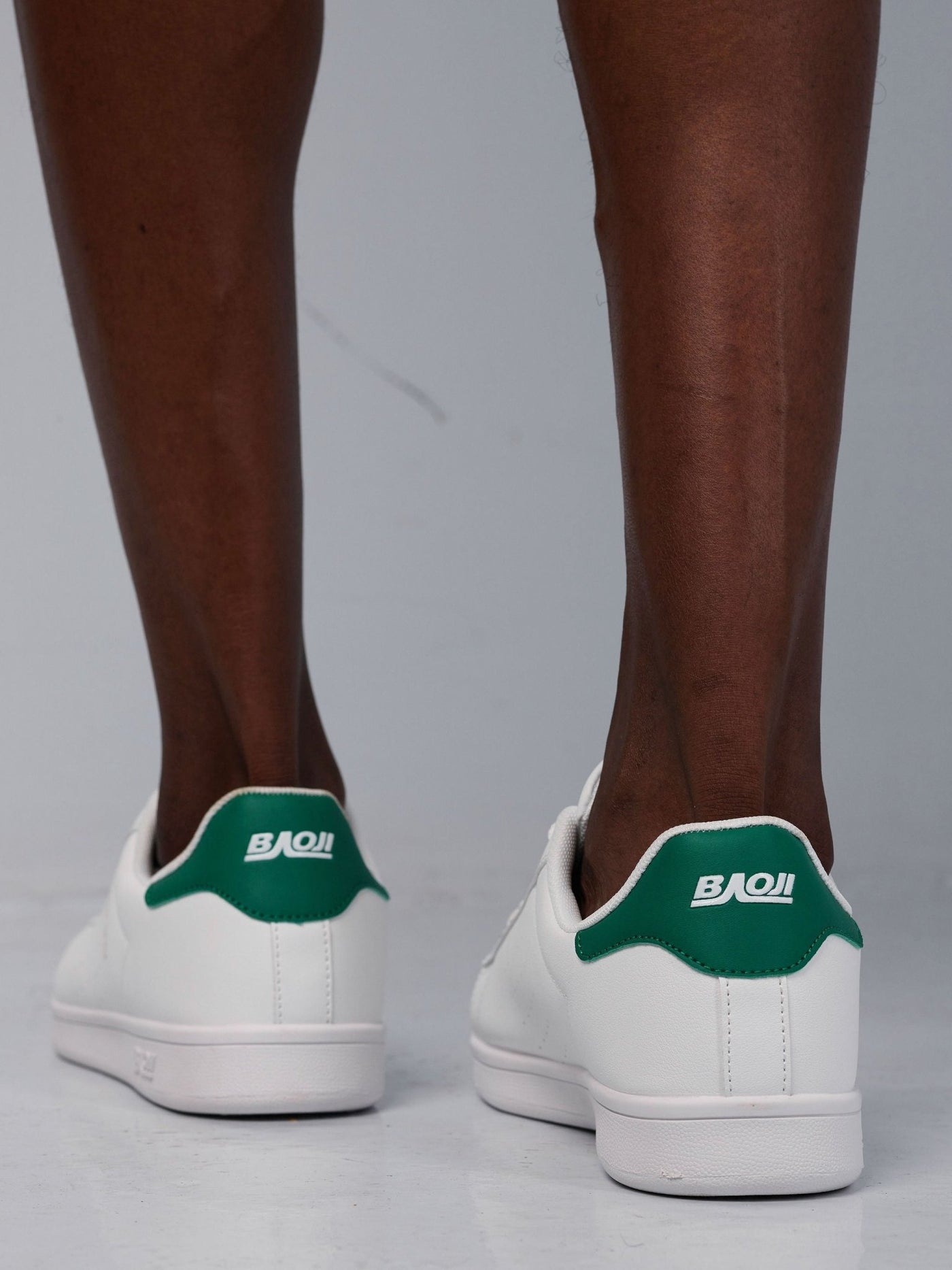 Ziatu Men's Colour Pop Sneakers - White / Green - Shopzetu