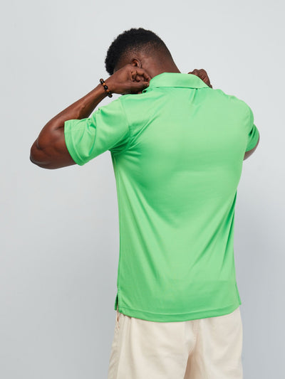 King's Collection Golf polo Shirt - Green - Shopzetu