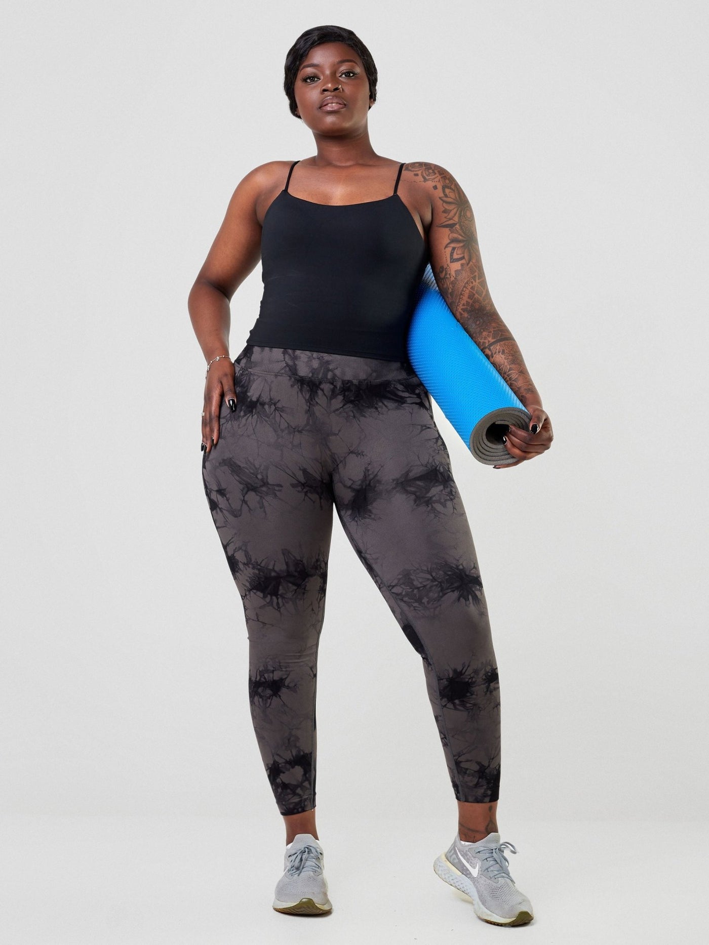 Ava Fitness Cami Workout TankTop - Black - Shopzetu