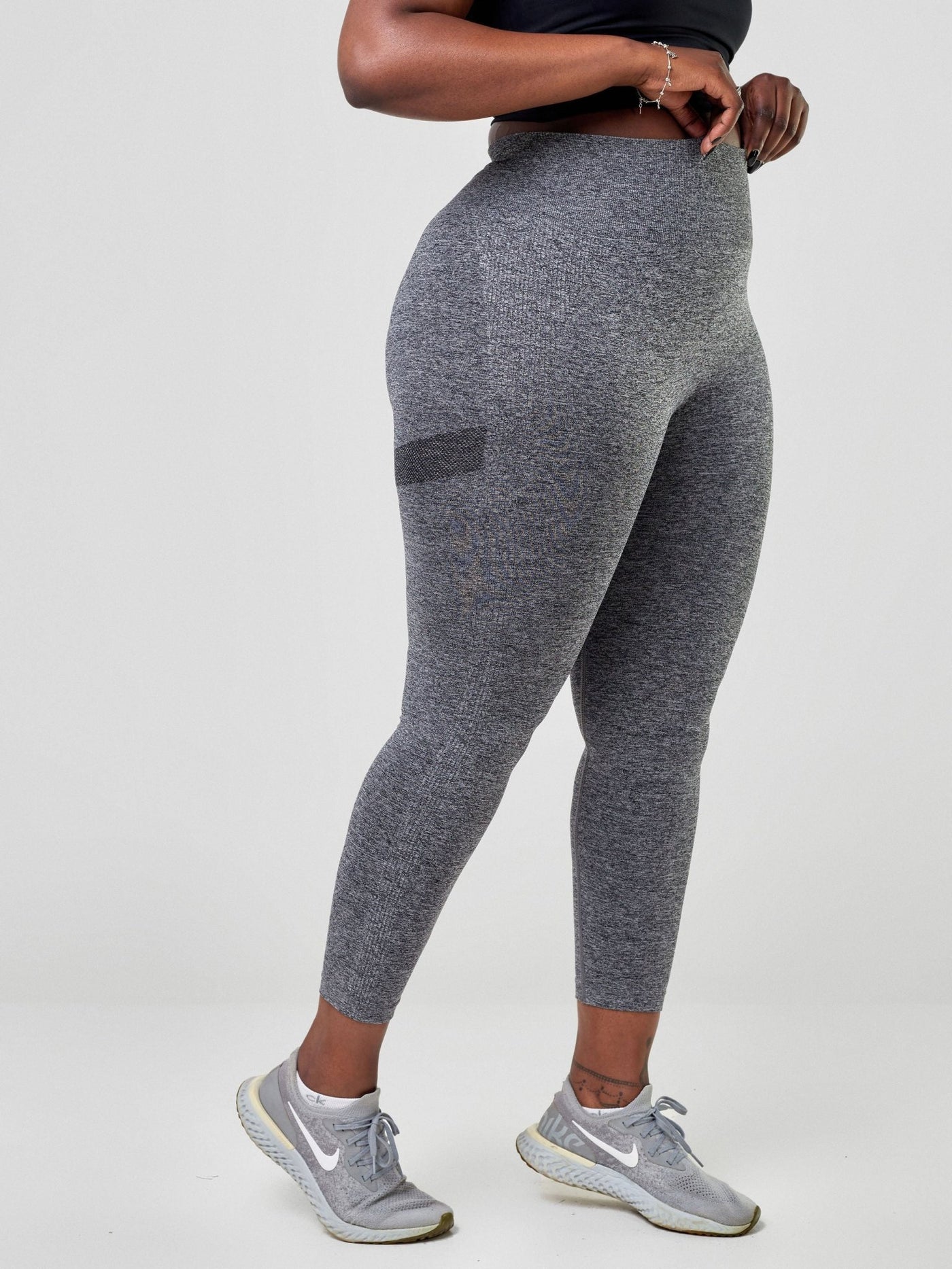 Ava Fitness Stay Active Leggings - Dark Grey - Shopzetu