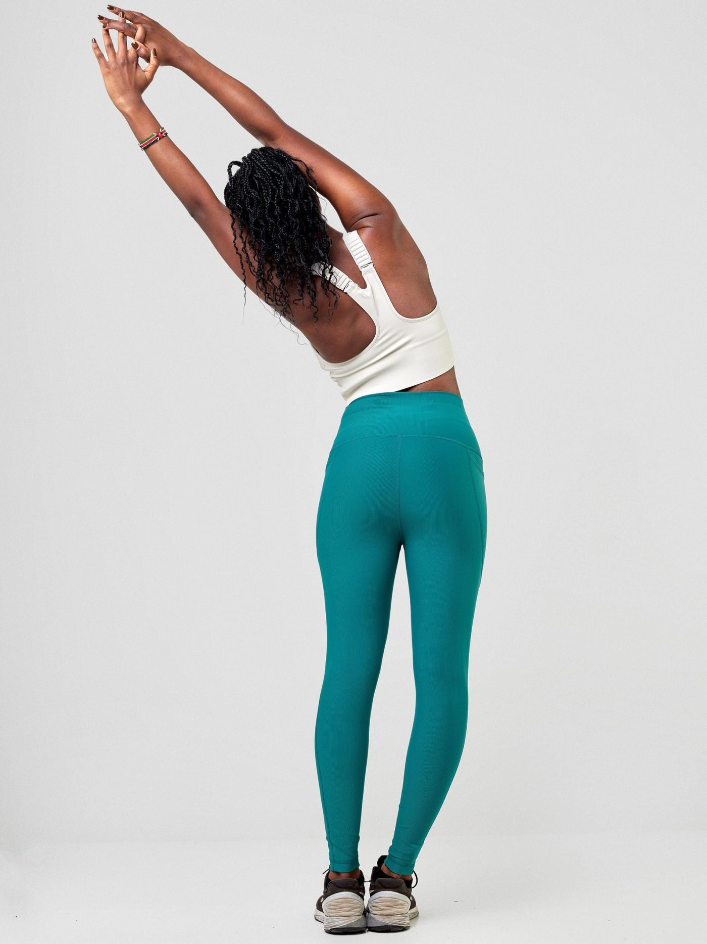 Ava Fitness Urban Workout Leggings - Green - Shopzetu