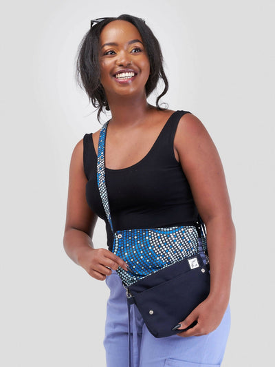 Zetu Africa Woman Purse - Blue - Shopzetu
