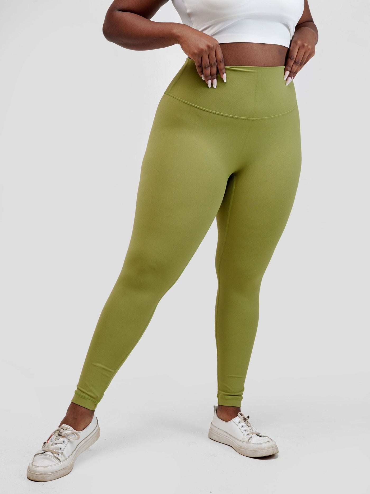 Ava Fitness Bella Workout Leggings - Matcha Green - Shopzetu