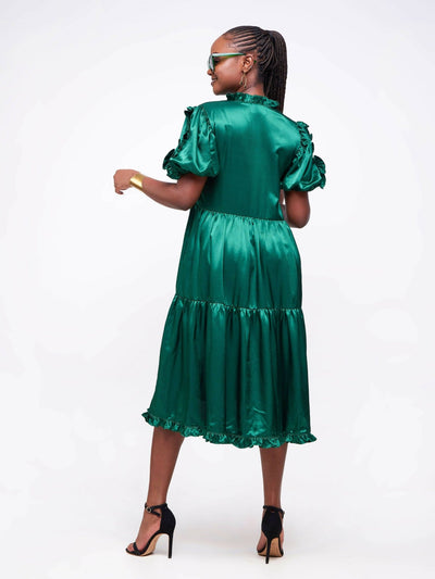 Fauza Design Tamu Dress - Green - Shopzetu