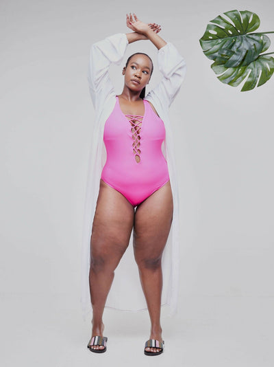 Zola Pinkolo Swimsuit - Pink - Shopzetu