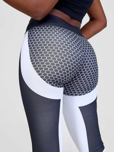 Dewuor Yoga Pants - White - Shopzetu