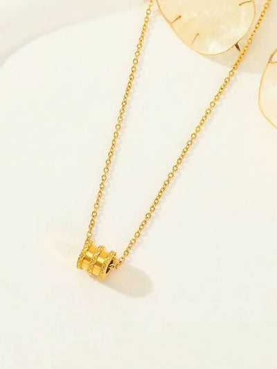 Her Essence Dew Necklace - Gold - Shopzetu