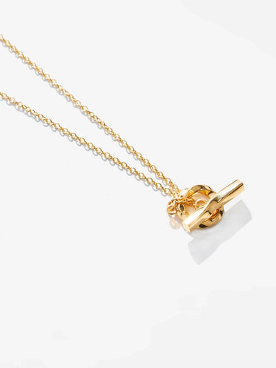 Soko Twist Lariat Necklace - Gold - Shopzetu