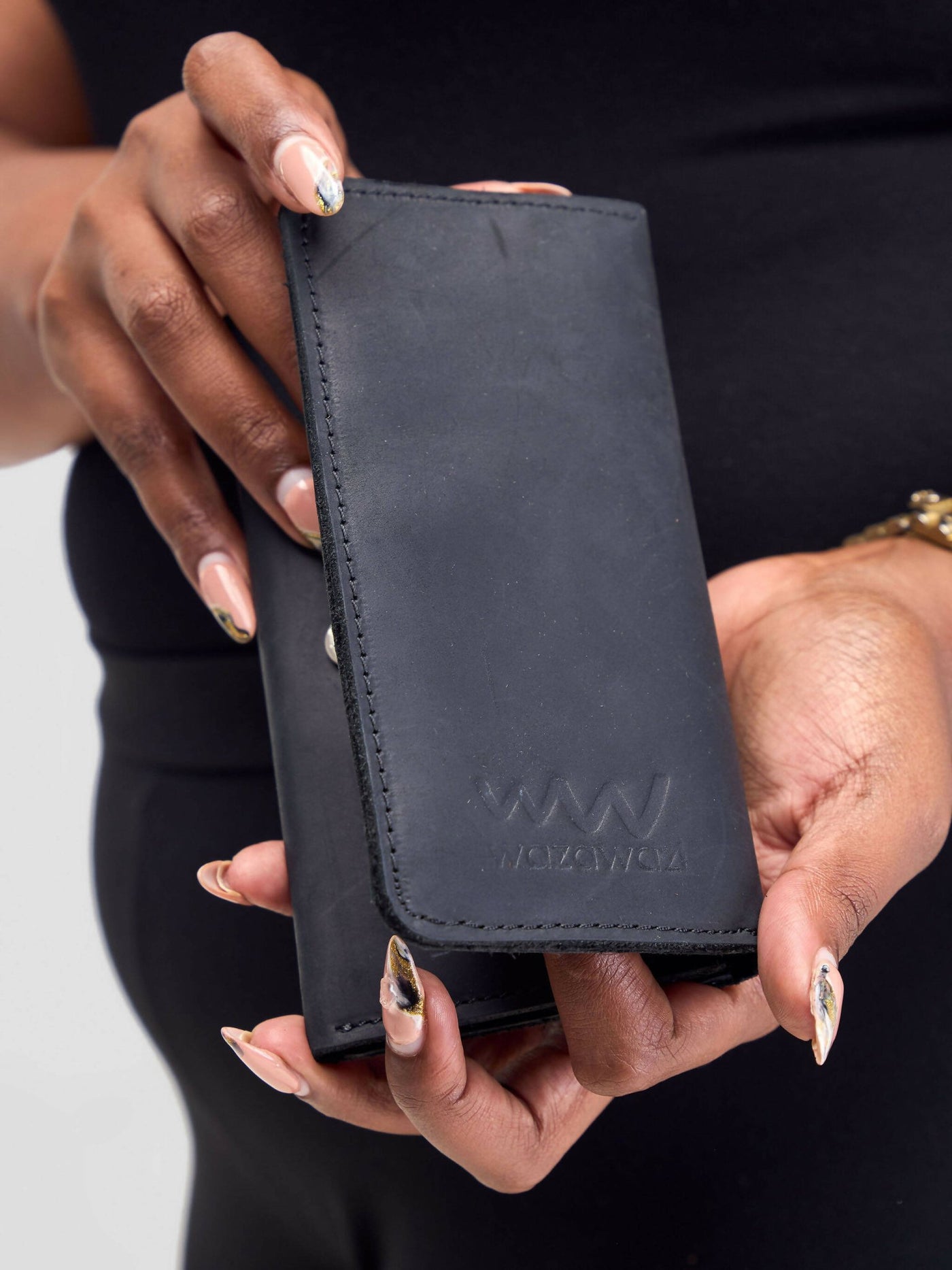 Wazawazi Awino Wallet - Black - Shopzetu