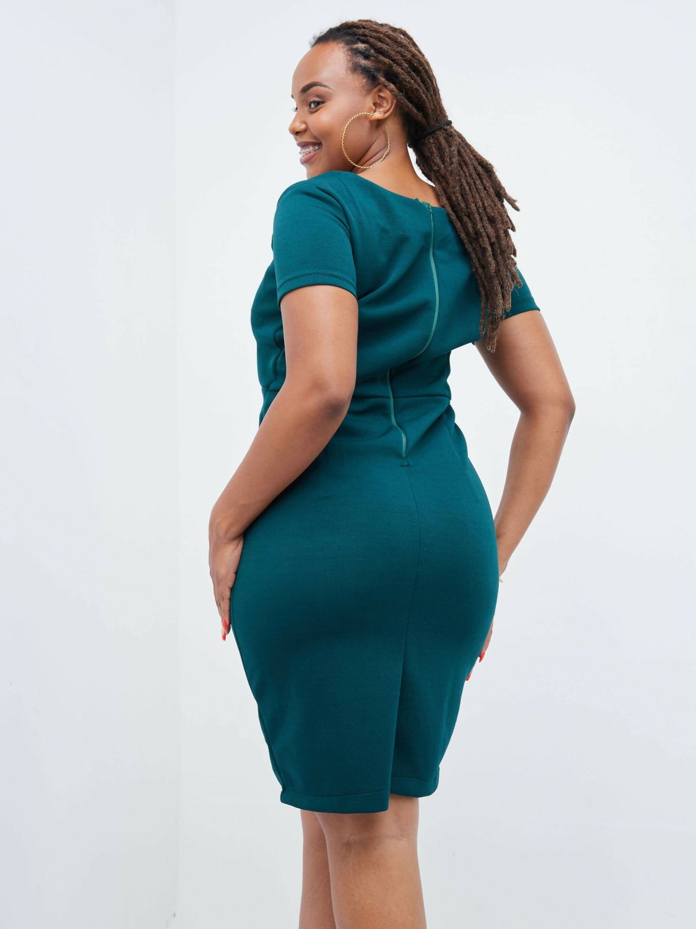 Da'joy Fashions Official Dress - Green - Shopzetu