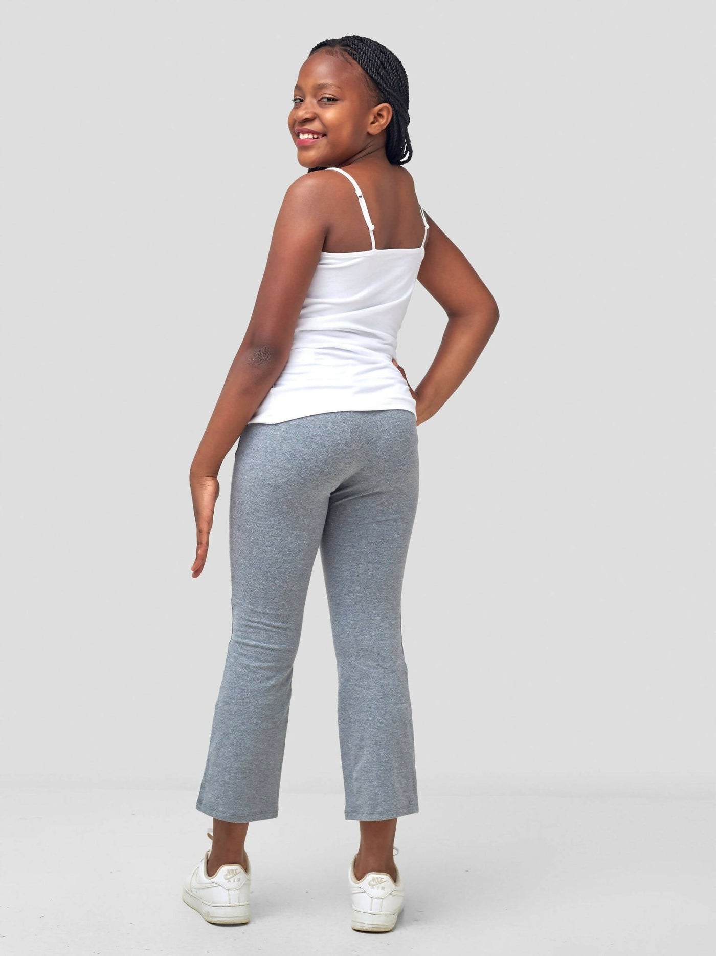 Inken Solid Yoga Pant - Grey - Shopzetu