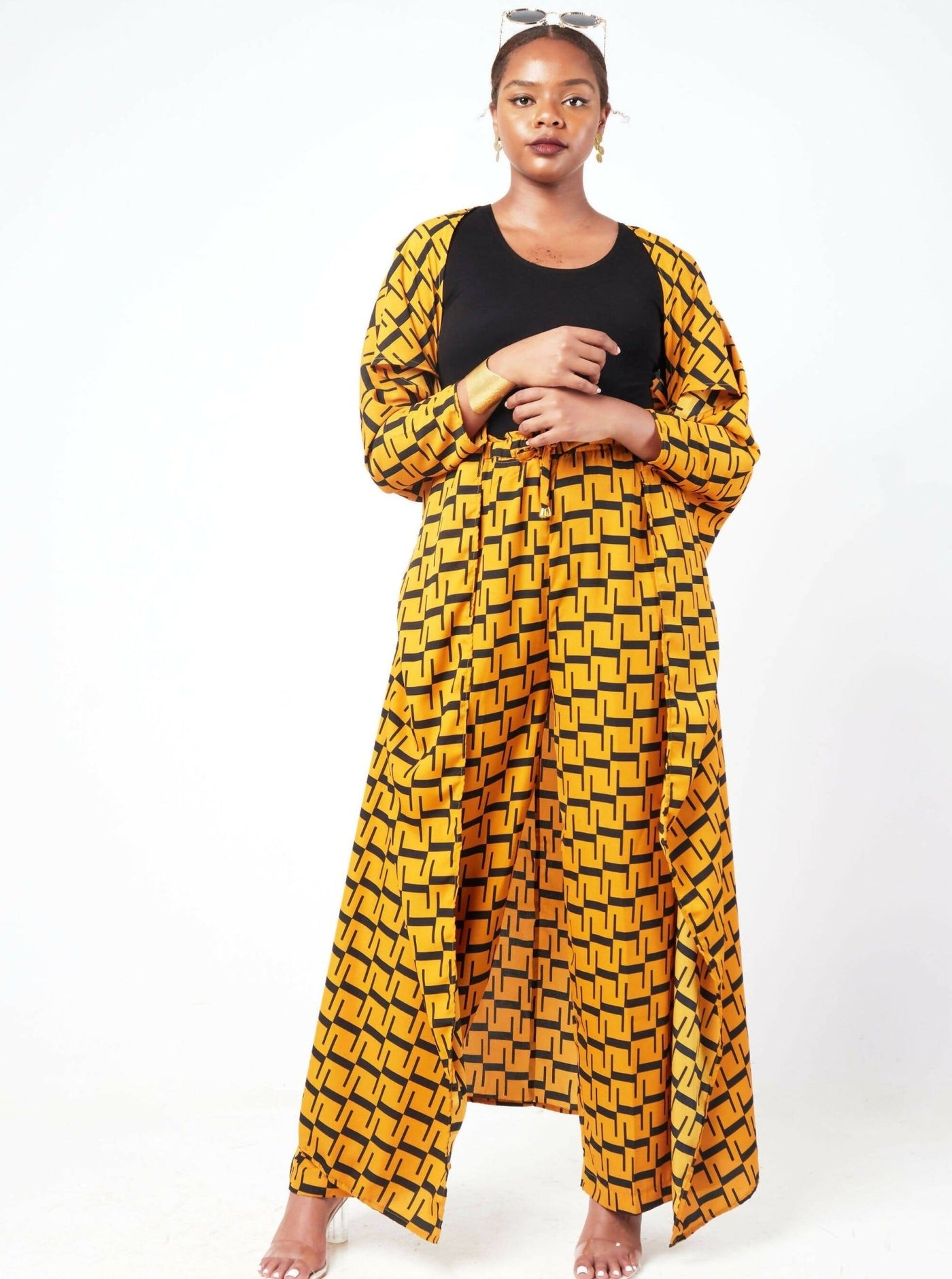 Zoë Qu'an Flo Kimono - Yellow - Shopzetu