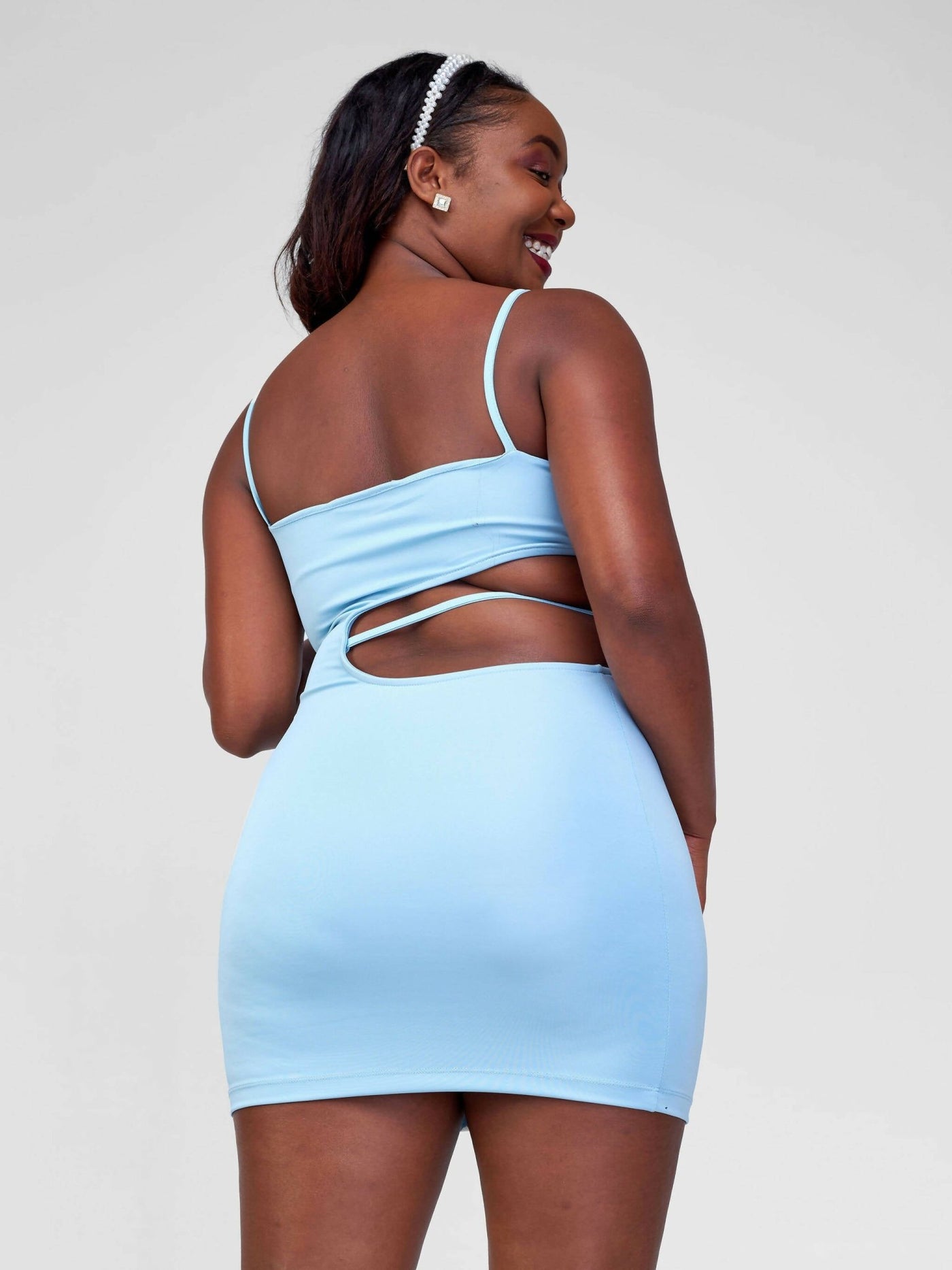 StyledBy-Lani Abebo Dresses - Sky Blue - Shopzetu