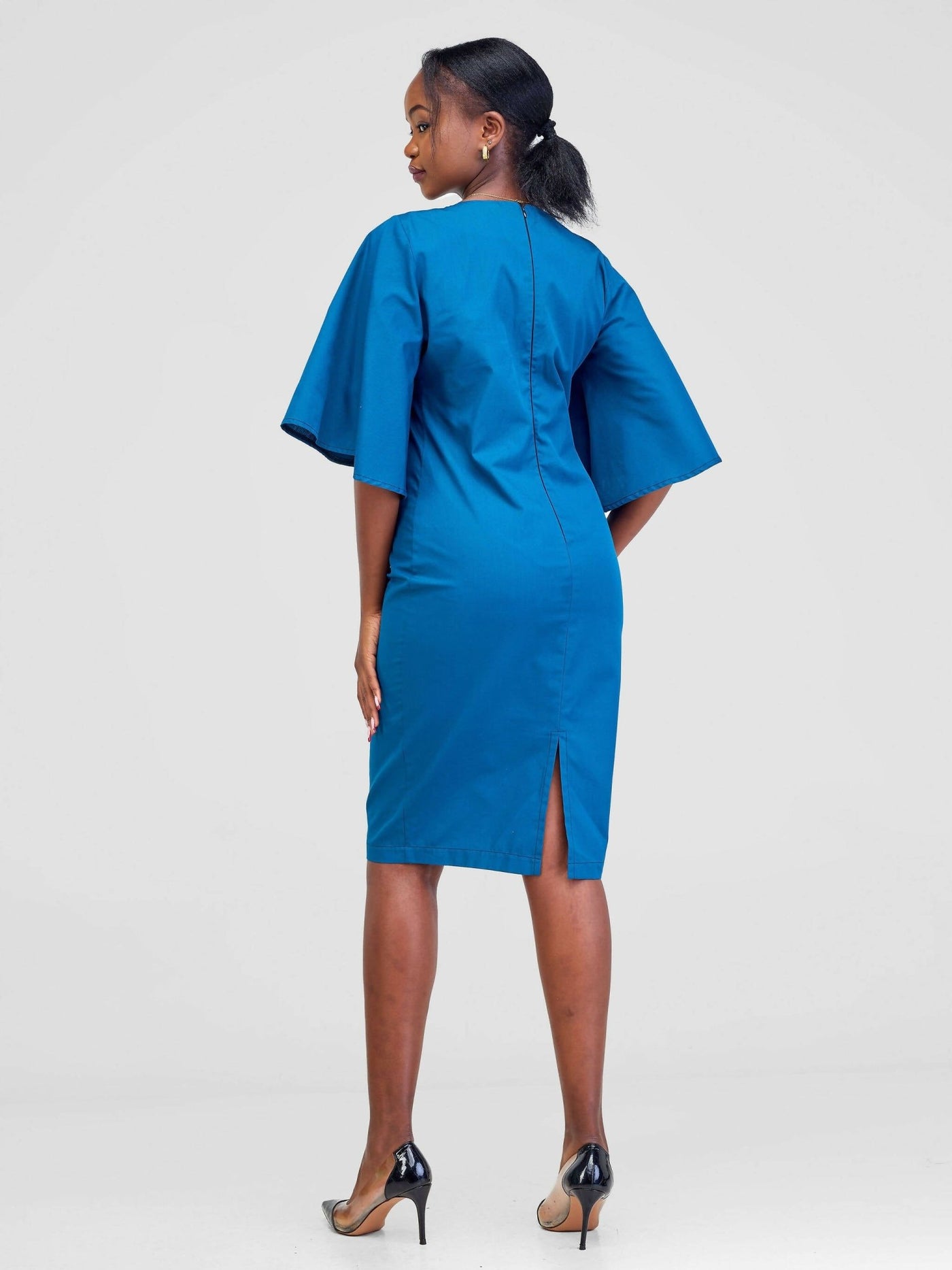 Timyt Urban Wear - Azure Ease Summer Dress - Teal - Shopzetu