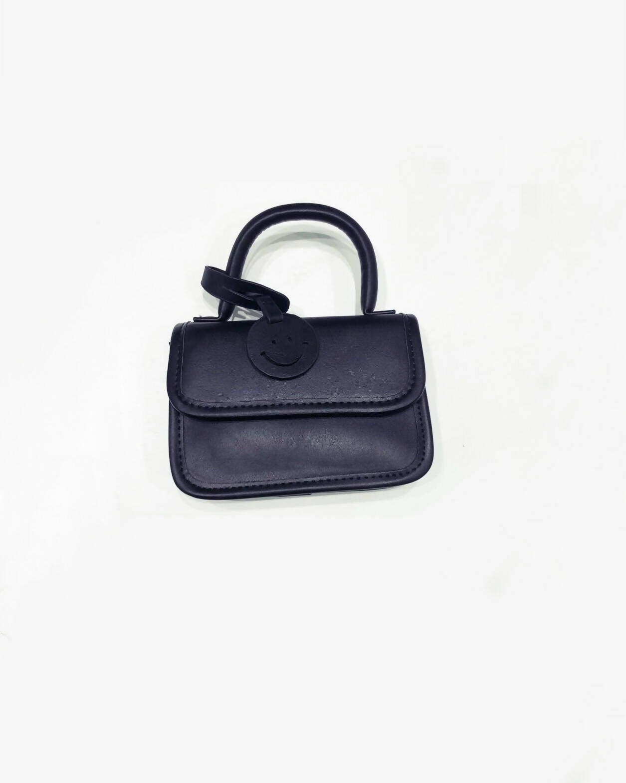 Slaks World Fashion Small Size Muff Handbag - Black