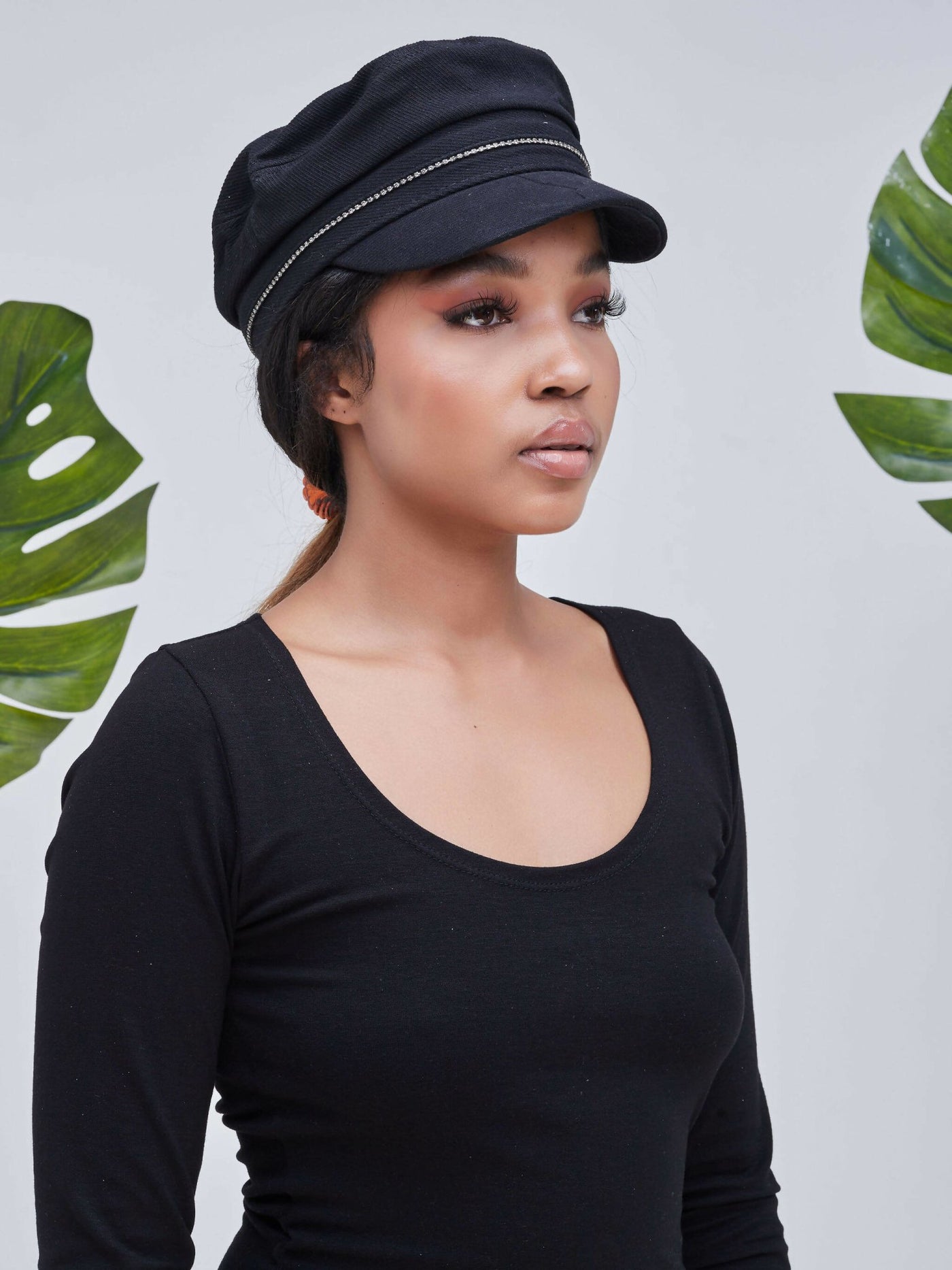 Afrodame Captain Hat - Black - Shop Zetu Kenya
