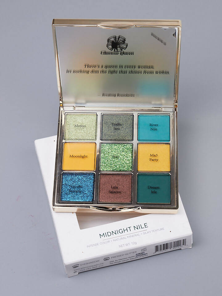 Glamour Queen Midnight Nile Eyeshadow - Multicolored - Shopzetu