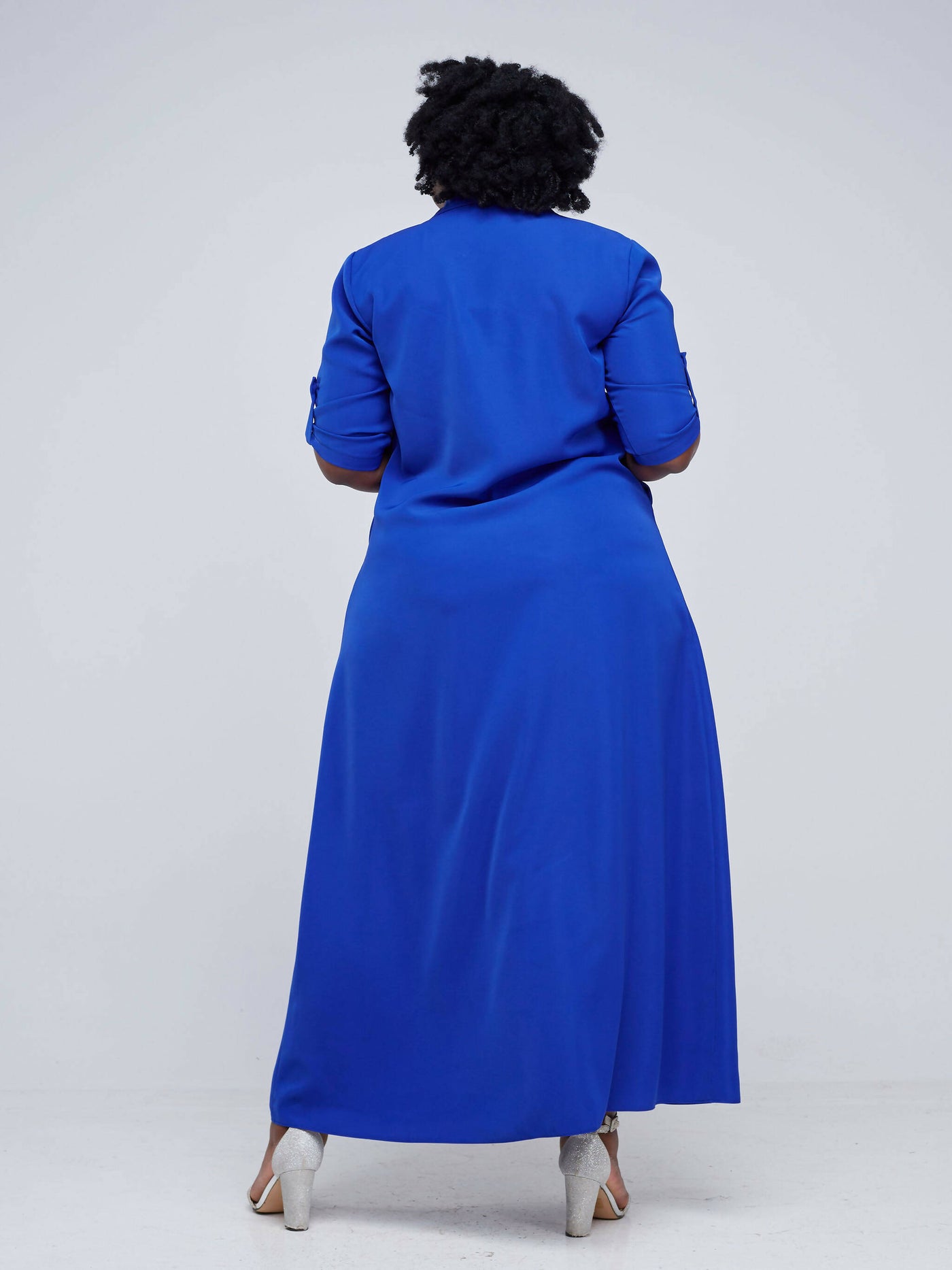 Salok Havilah Akini Shirt Dress - Royal Blue