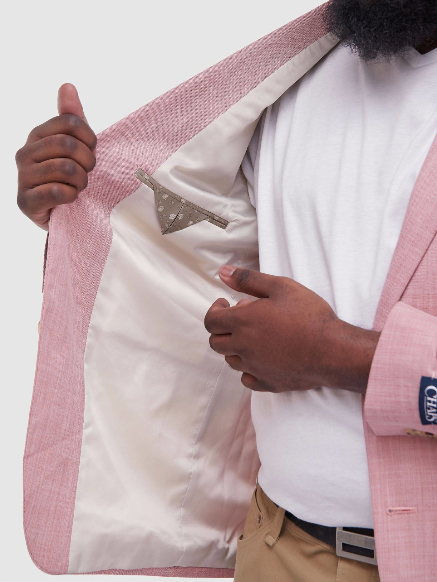 Big and Tall CHAPS Blazer - Pink - Shop Zetu Kenya