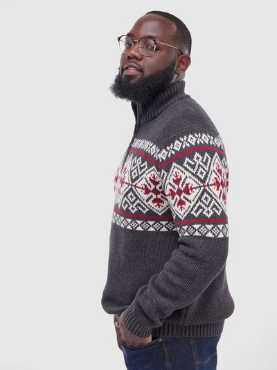 Big and Tall Izod Sweater - Grey - Shop Zetu Kenya