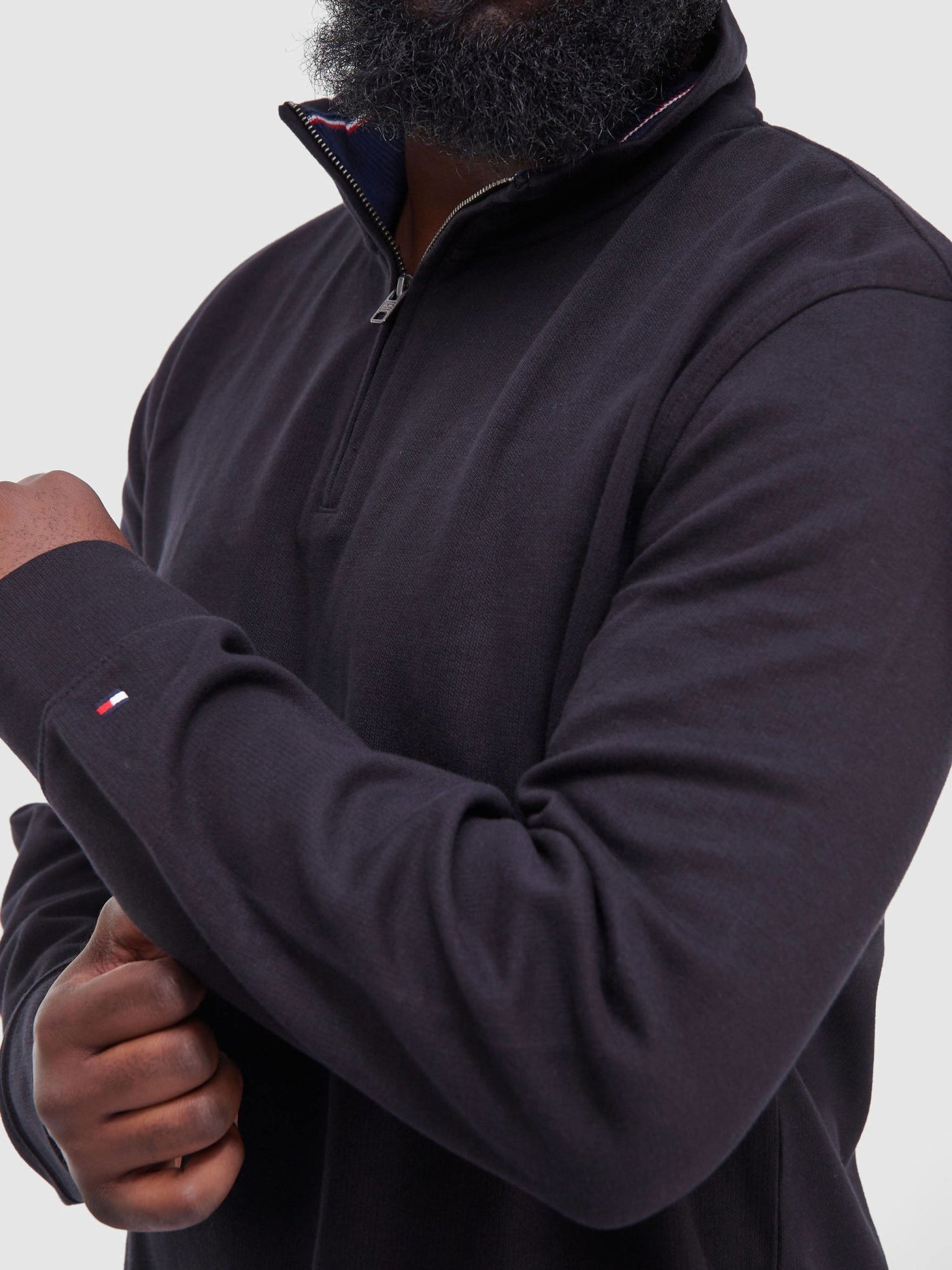 Big and Tall Tommy Hilfiger Sweater - Black - Shop Zetu Kenya