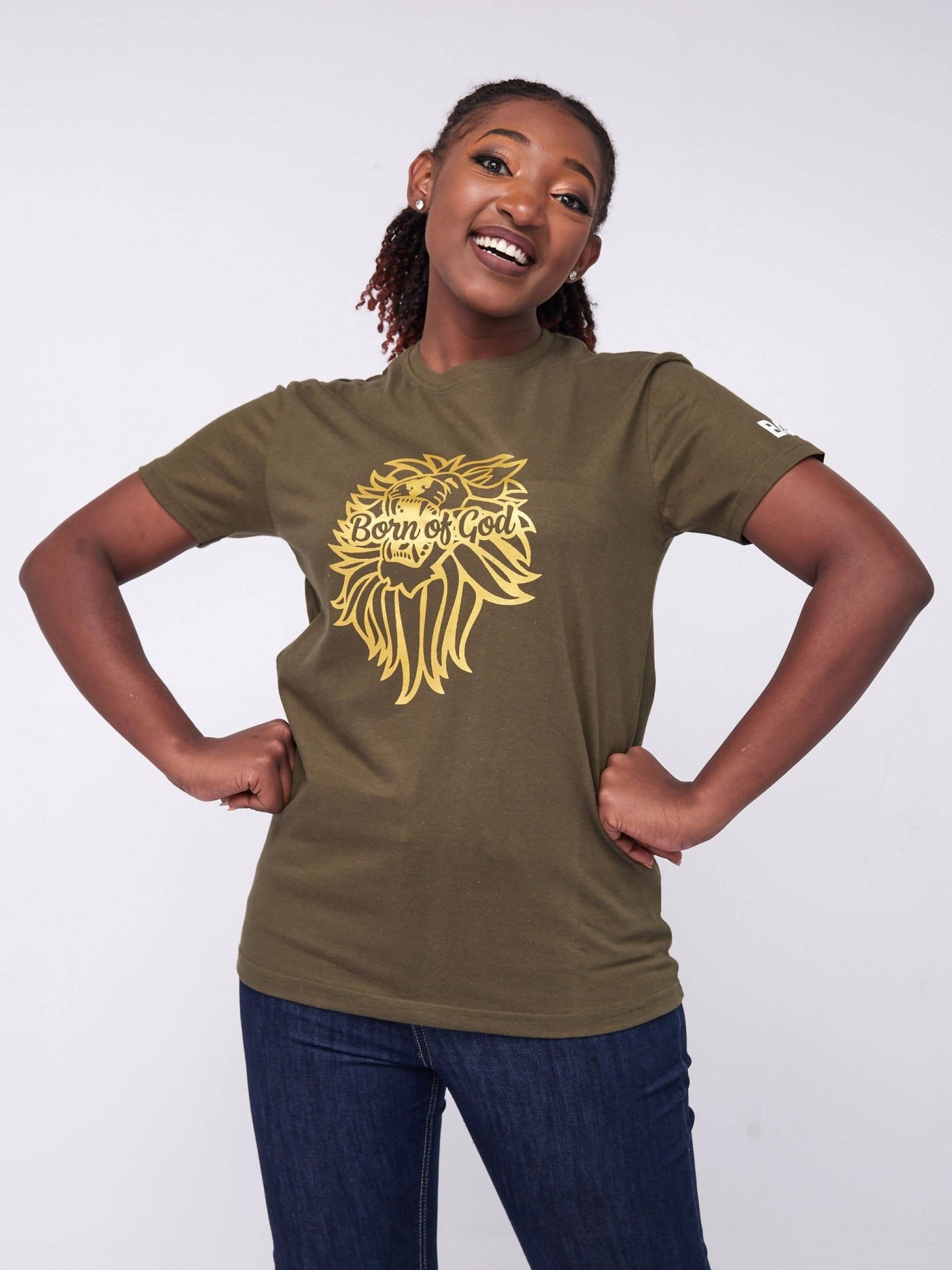 BOG Lion T-shirt - Jungle Green - Shop Zetu Kenya