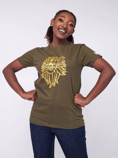 BOG Lion T-shirt - Jungle Green - Shop Zetu Kenya