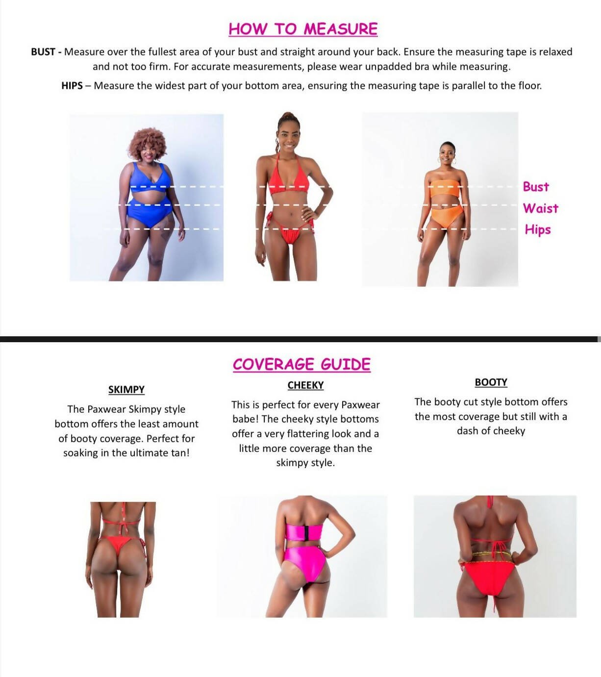 Paxwear Two Piece Bikini - Red - Shopzetu