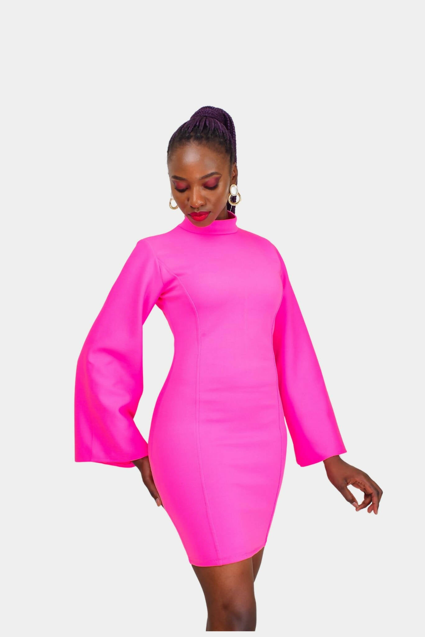 Da'joy Fashions Duque Dress - Pink - Shopzetu