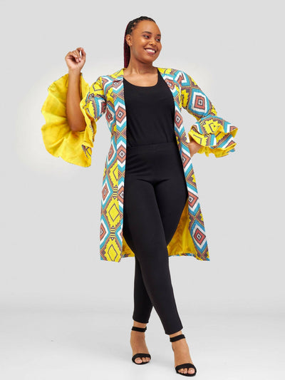 Gravio Fashion Mellow Kimono - Yellow - Shopzetu